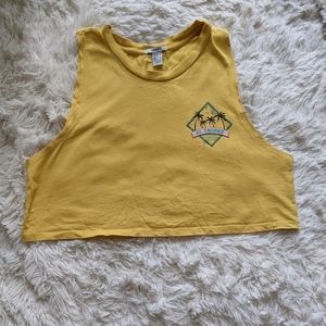 Yellow muscle shirt